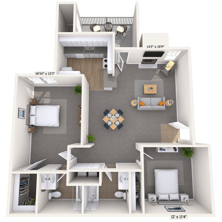 Floorplan image of unit 06603