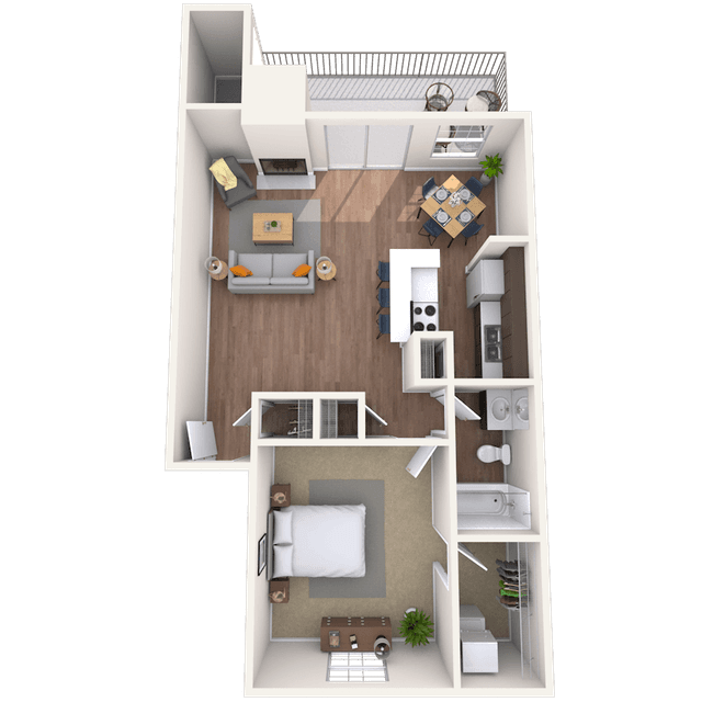 Floorplan image of unit 262603