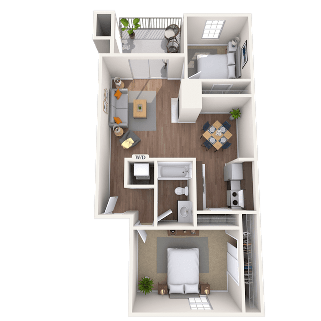 Floorplan image of unit 121206