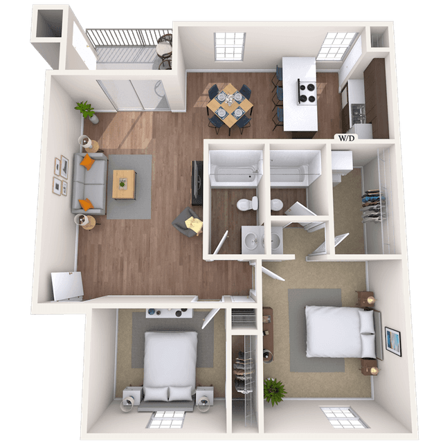 Floorplan image of unit 161606