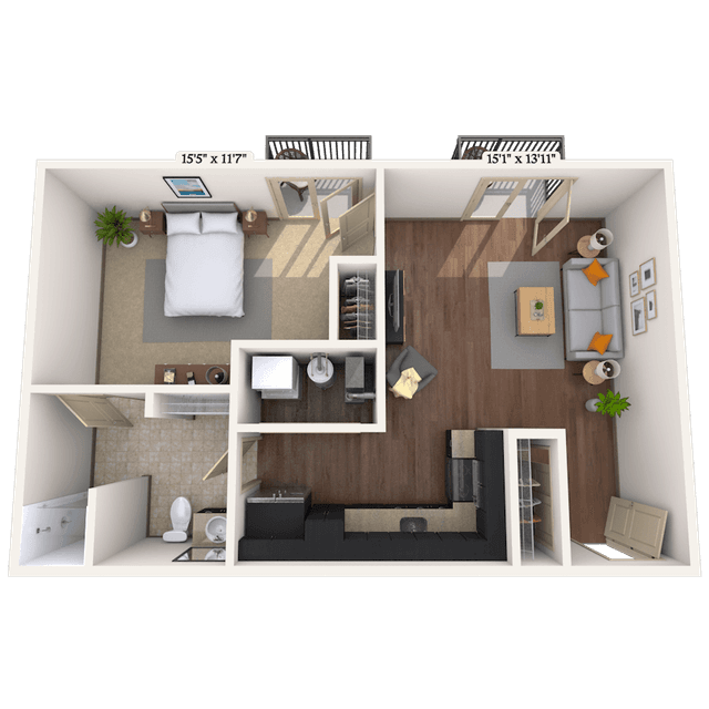 Floorplan image of unit 013034