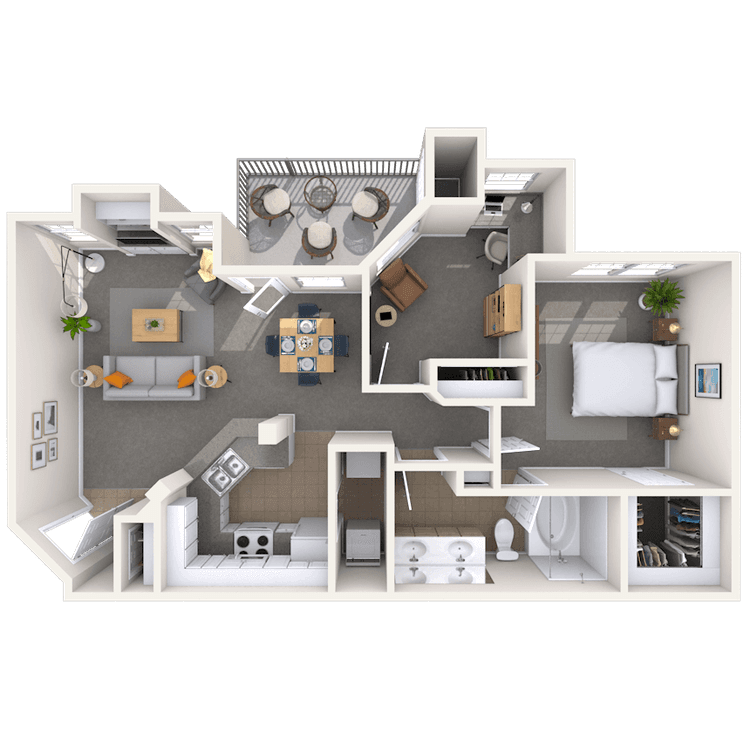 Floorplan image of unit 030325