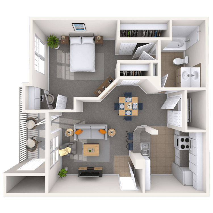 Floorplan image of unit 060612
