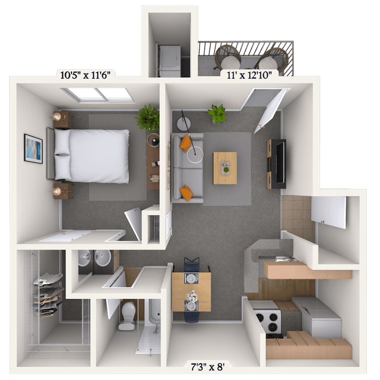 Floorplan image of unit 020206