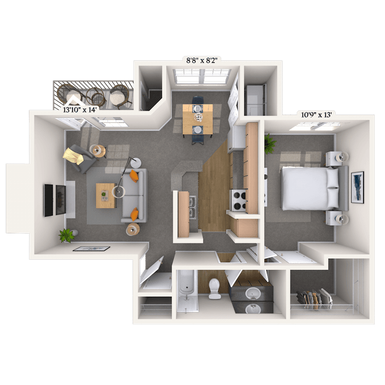 Floorplan image of unit 050512