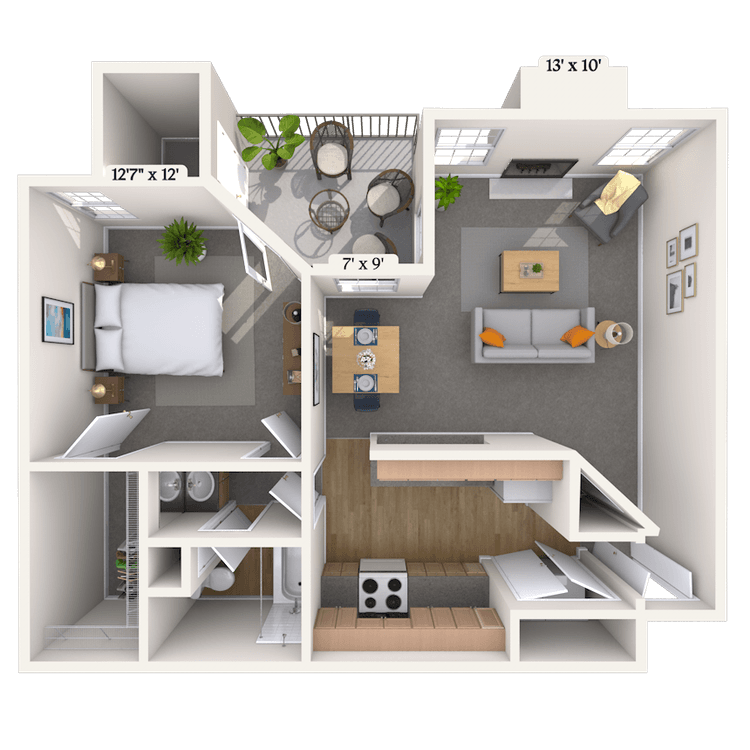 Floorplan image of unit 050515