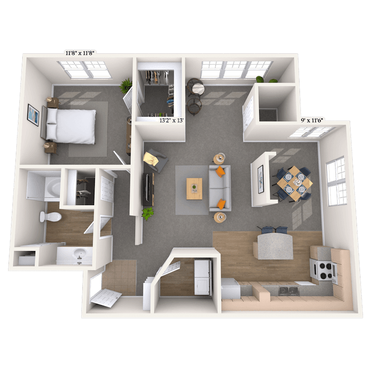 Floorplan image of unit 131331