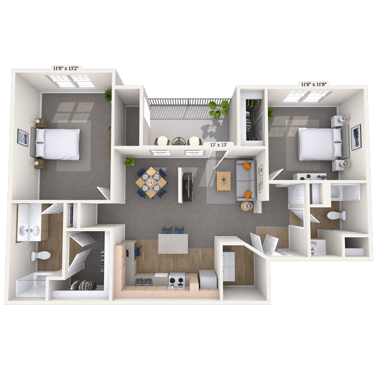 Floorplan image of unit 141436