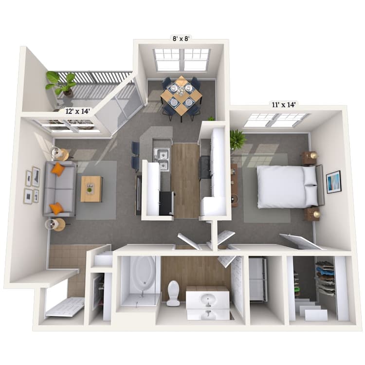 Floorplan image of unit 005527