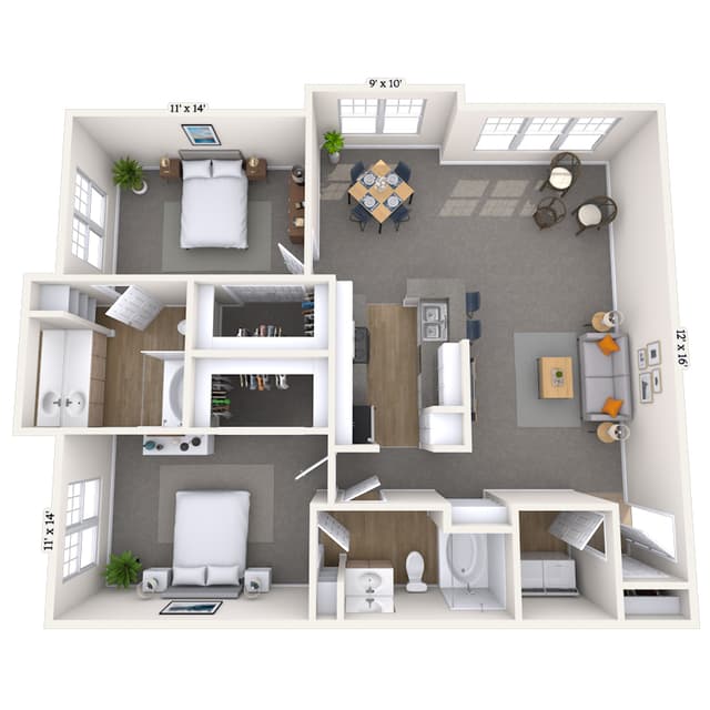 Floorplan image of unit 0101036