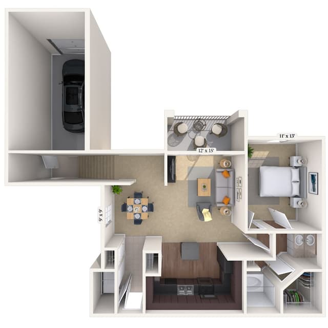 Floorplan image of unit 4202