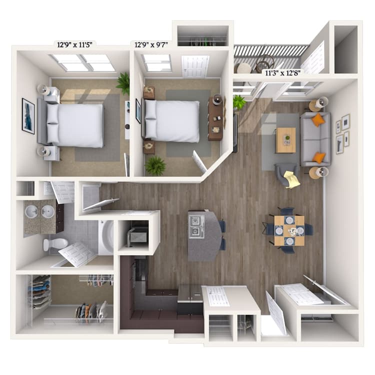 Floorplan image of unit 8103