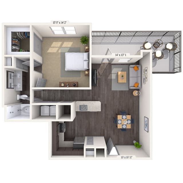Floorplan image of unit 279