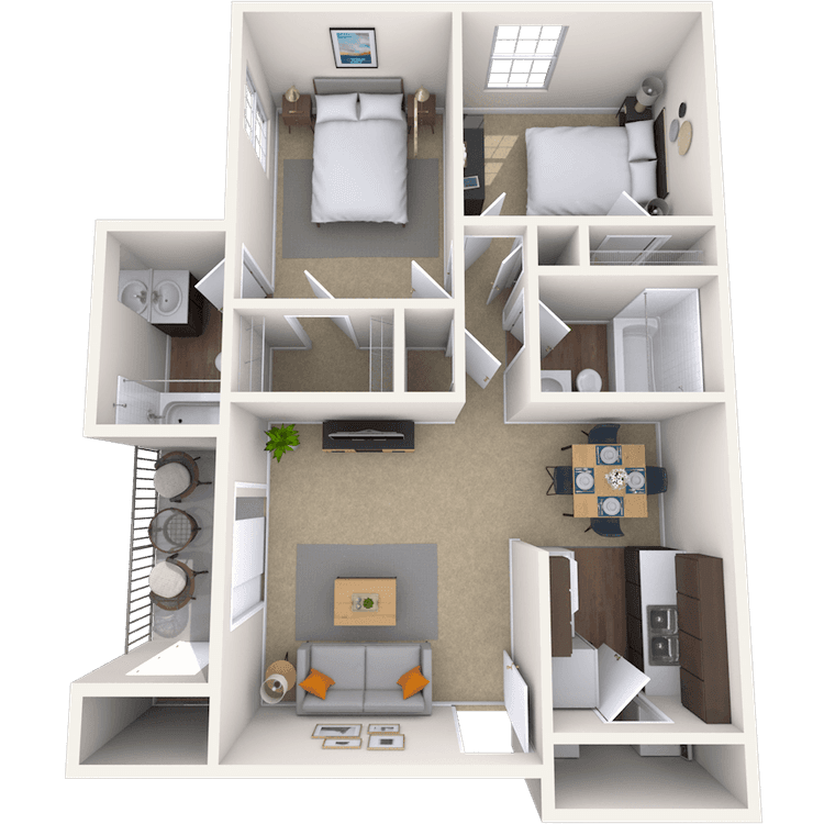 Floorplan image of unit 05244