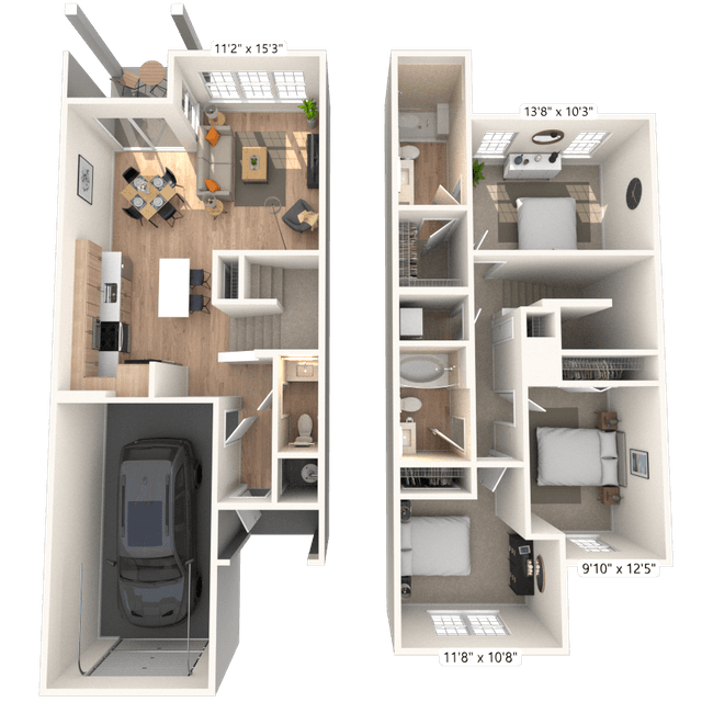 Floorplan image of unit 408862