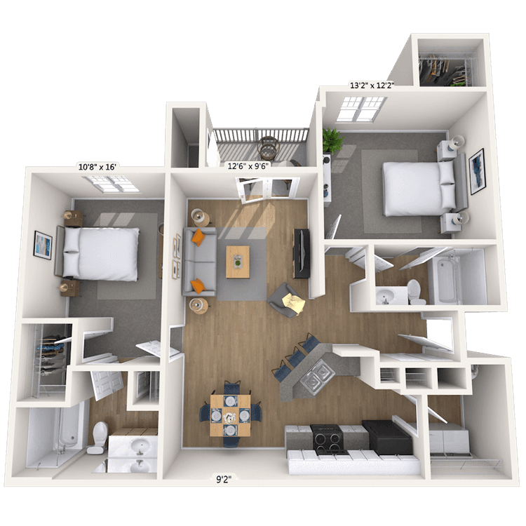 Floorplan image of unit 3-24