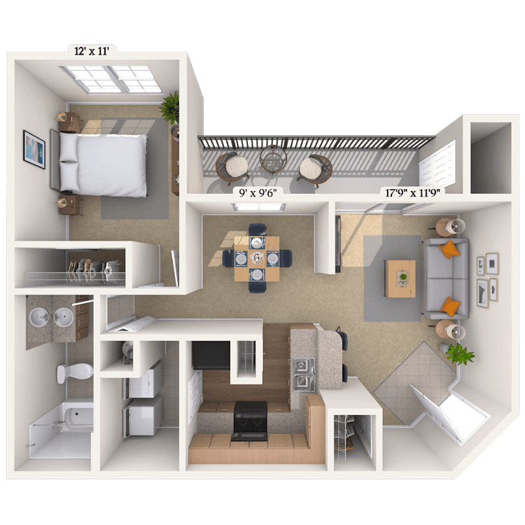 Floorplan image of unit 05511
