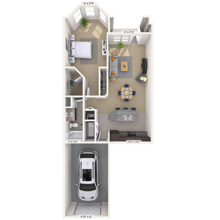 Floorplan image of unit 02904