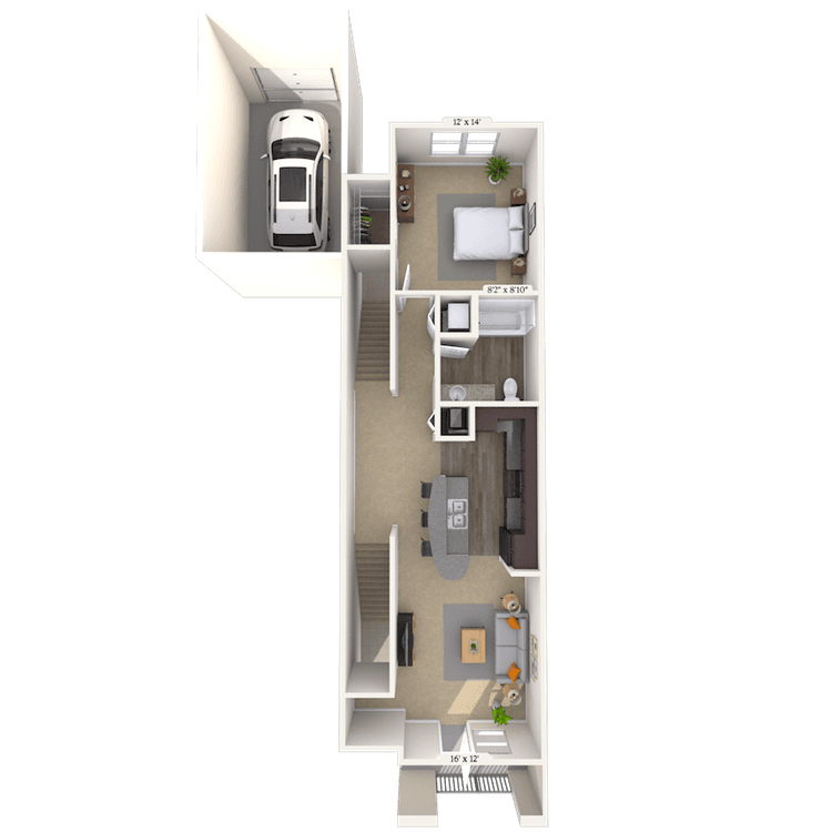 Floorplan image of unit 02931