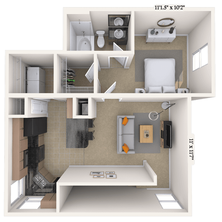 Floorplan image of unit 23220