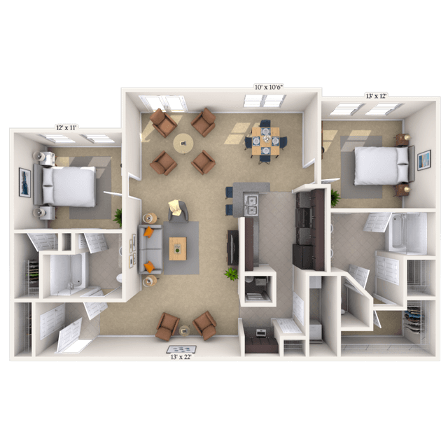 Floorplan image of unit 022102