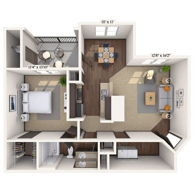 Floorplan image of unit 131303