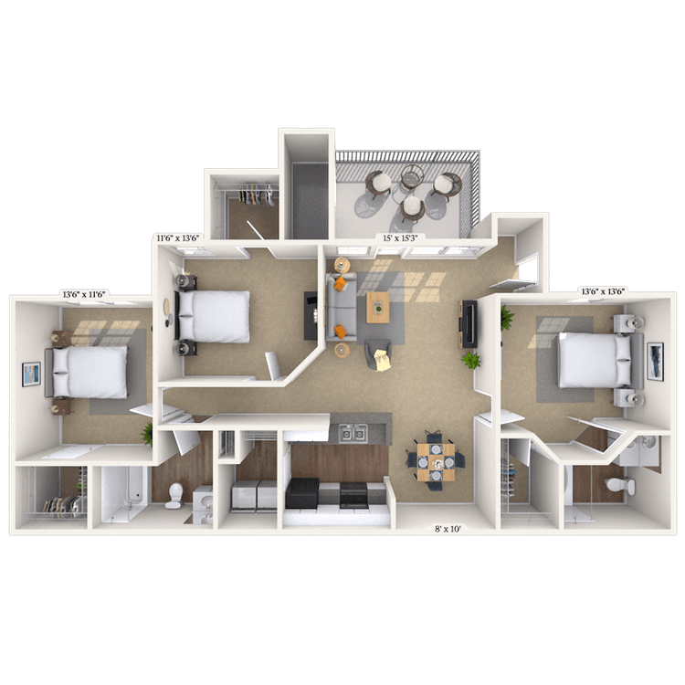 Floorplan image of unit 010312
