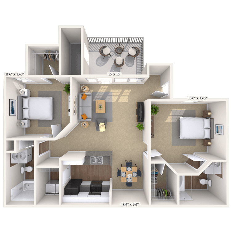 Floorplan image of unit 010519