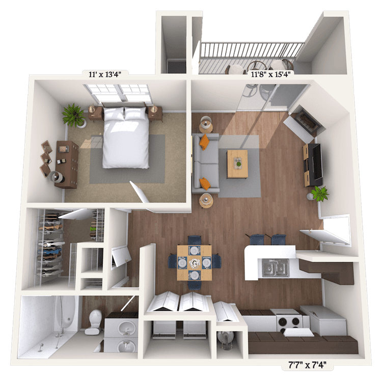 Floorplan image of unit 182008