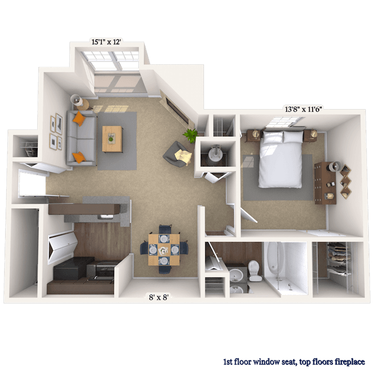 Floorplan image of unit 004038H