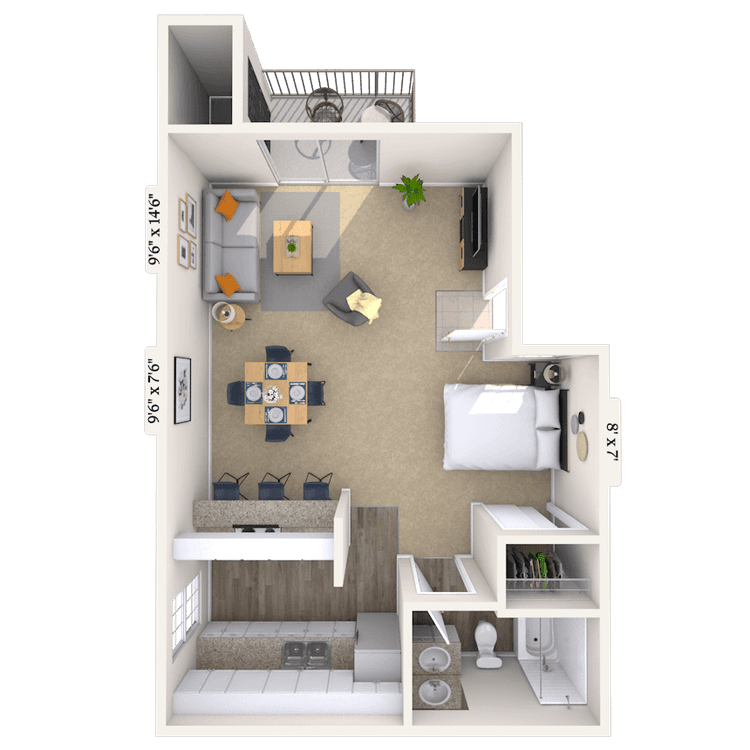 Floorplan image of unit 02212