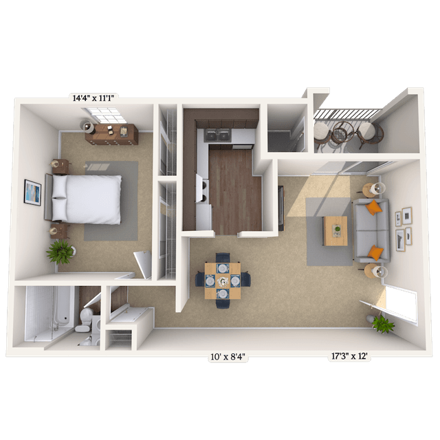 Floorplan image of unit 00604302