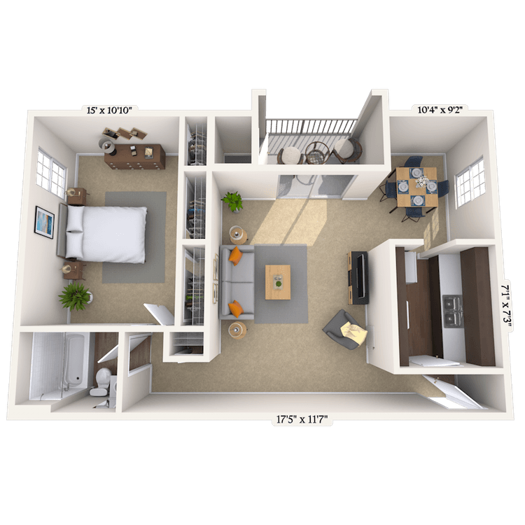 Floorplan image of unit 00506102