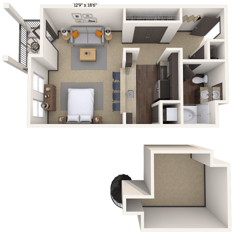Floorplan image of unit 01416