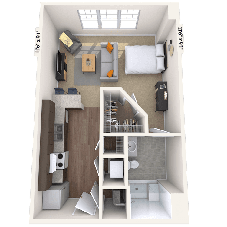 Floorplan image of unit 200D481