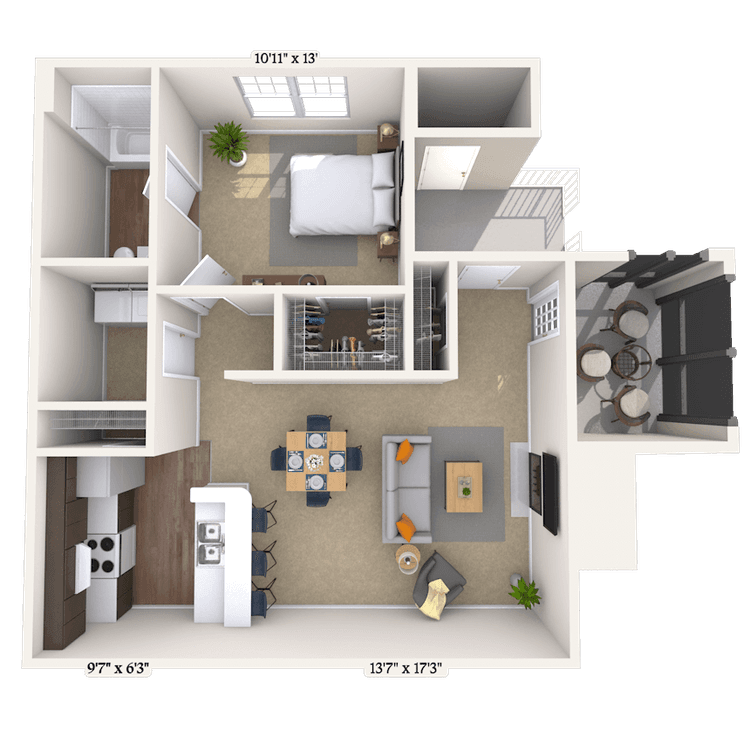 Floorplan image of unit 000103