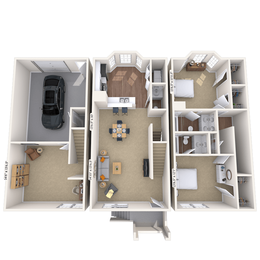 Floorplan image of unit 19190031