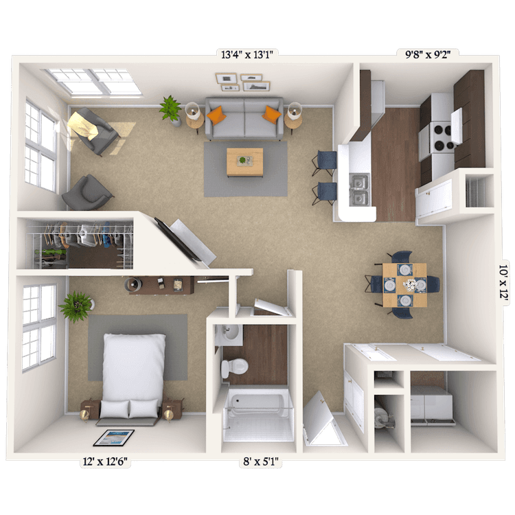 Floorplan image of unit 0909301