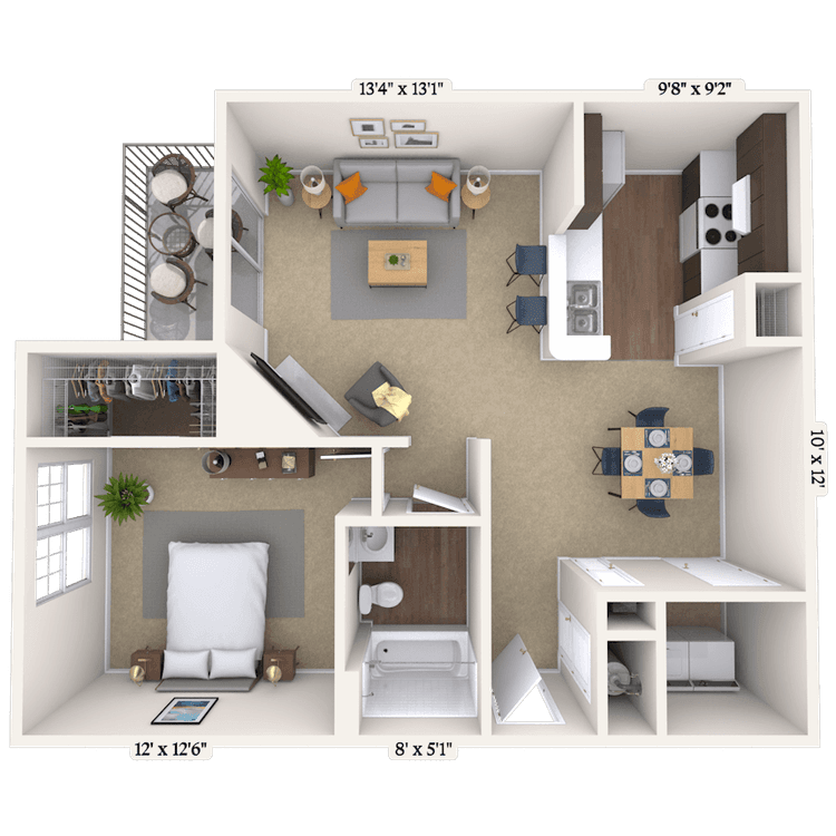 Floorplan image of unit 0303001