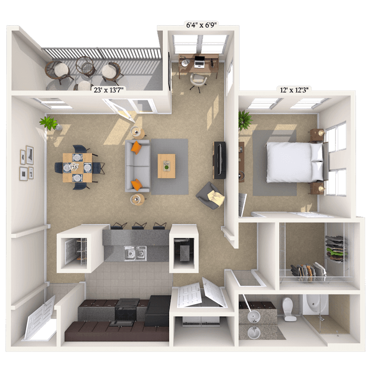 Floorplan image of unit 900208