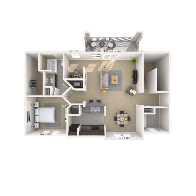 Floorplan image of unit CH8101