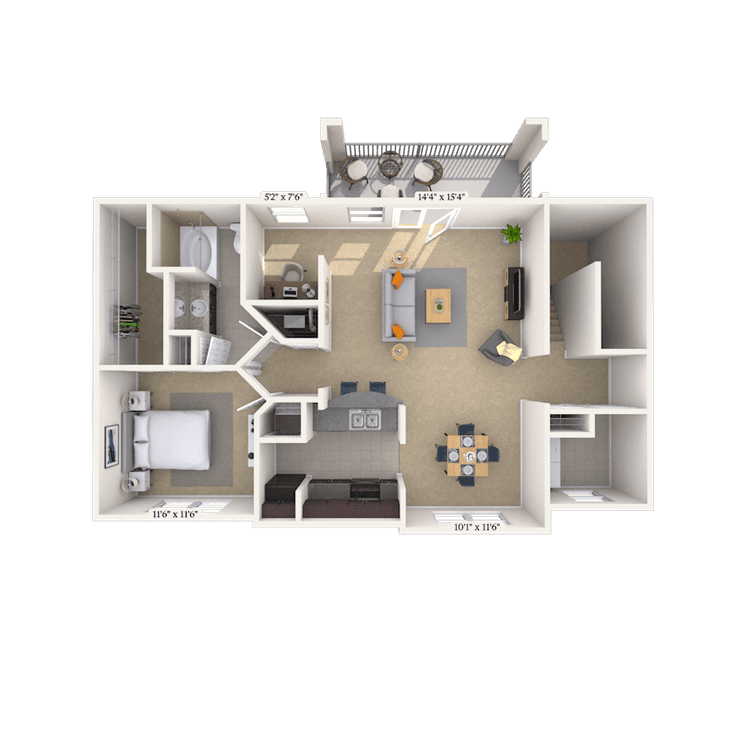 Floorplan image of unit CH8101