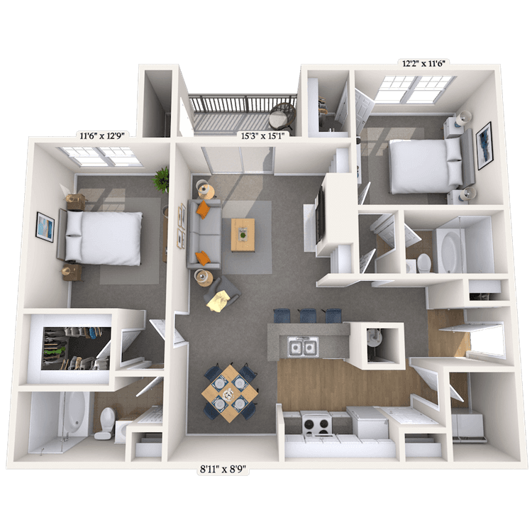 Floorplan image of unit 067078