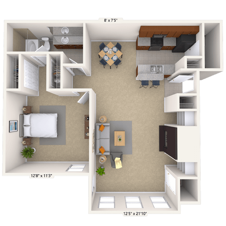 Floorplan image of unit 040404