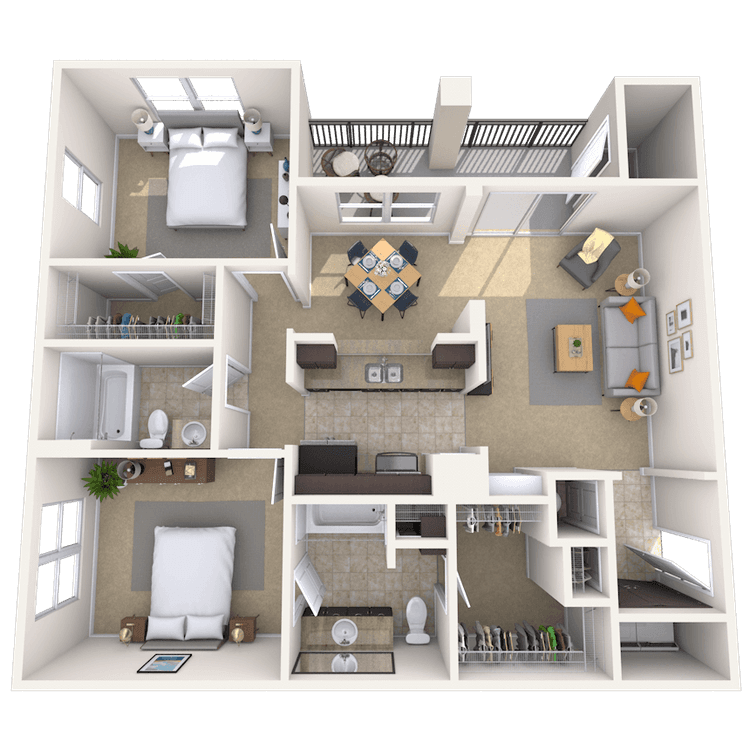 Floorplan image of unit 022210