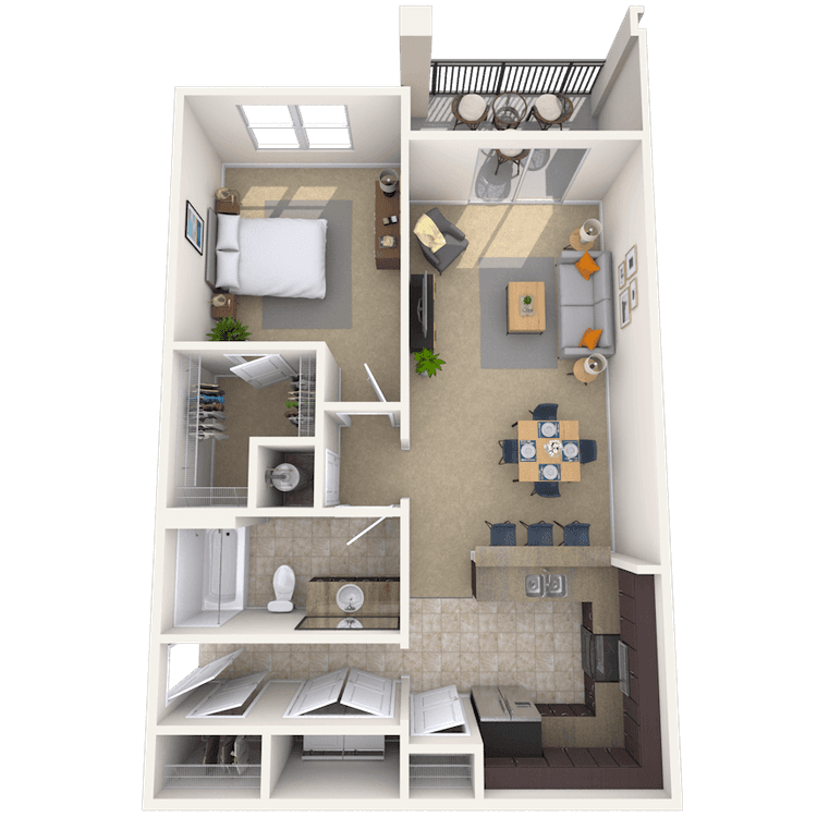 Floorplan image of unit 088302