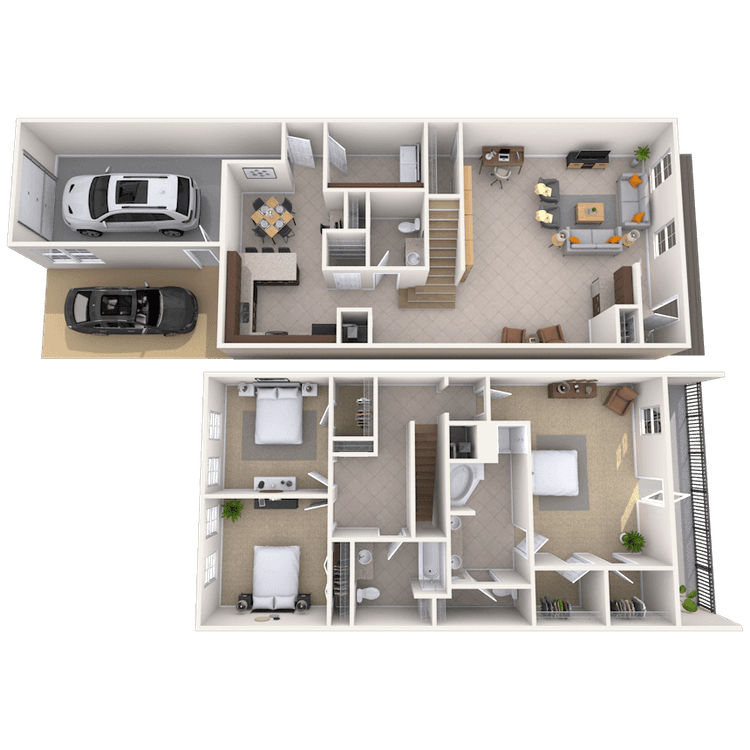 Floorplan image of unit 033D