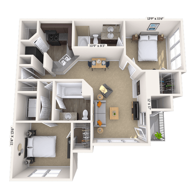 Floorplan image of unit 23359924