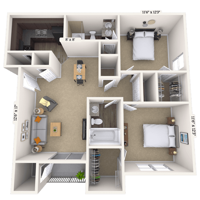 Floorplan image of unit 09831423