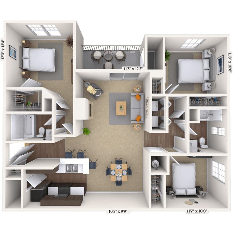 Floorplan image of unit 05804034